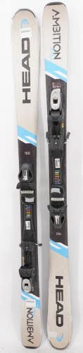 Head Ambition Pro Adult Skis with Bindings - 160 cm Used