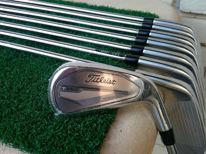 Titleist T350 Forged (4i-PW+48*) Iron Set w/ True Temper AMT RED S300 Stiff