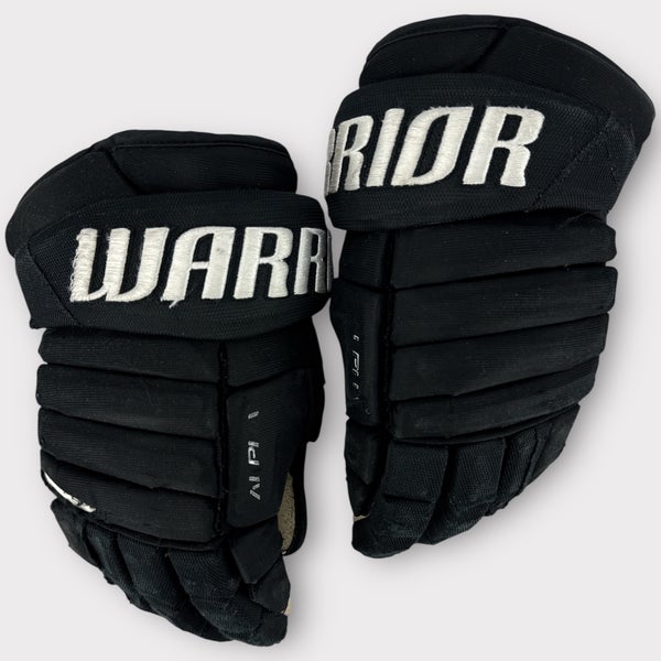 Pro Stock Used 14" Warrior Alpha Adirondack Thunder Hockey Gloves