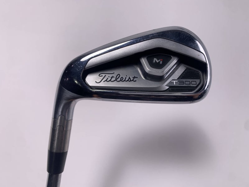 Titleist T300 2021 Single 7 Iron Fitter Dynamic Gold S300 Stiff Steel Mens LH