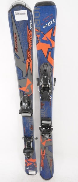 Nordica Fire Arrow Team Kids Skis with Bindings - 110 cm Used