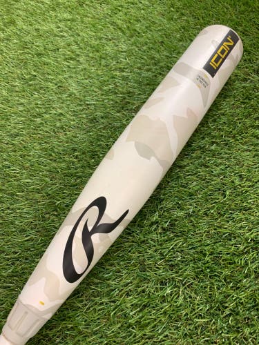 2025 Rawlings Icon Composite Bat USSSA Certified (-5) Composite 26 oz 31" (Used)