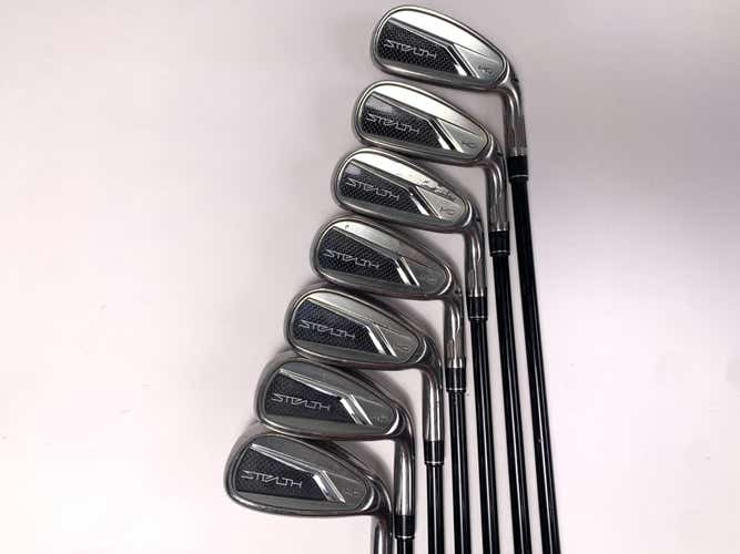 TaylorMade Stealth HD Iron Set 5-PW+GW Fujikura Ventus Red 6R Regular RH