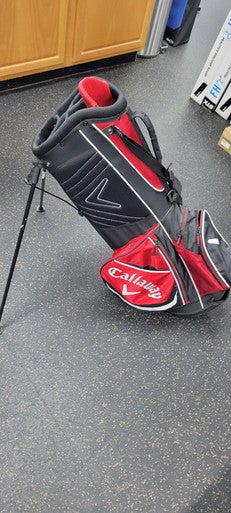 Used Callaway 6 WAY Mens Stand Bag Red 11497-S000151713