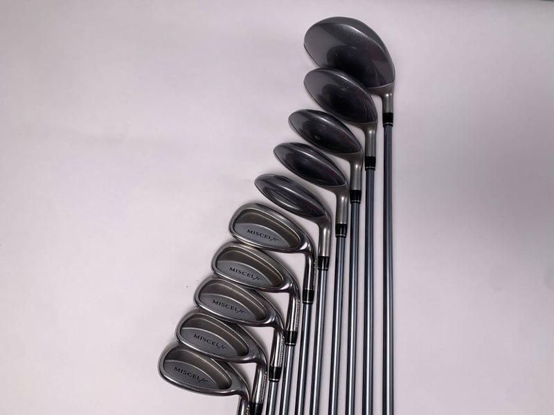 TaylorMade Miscela Club Set Driver 3W 4H-6H , 7-PW+SW Miscela Regular Mens RH