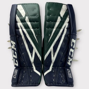 Pro Stock Game Used CCM EFlex 4 Goalie Pads Blocker Bauer Hyperlite Catcher Set