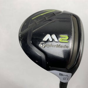 TaylorMade M2 2017 5HL Fairway Wood 21* M2 REAX 55g Regular Graphite Mens RH