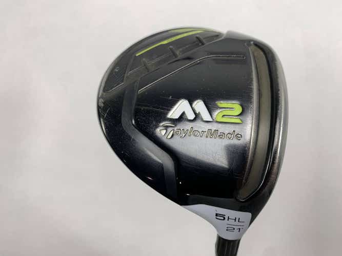 TaylorMade M2 2017 5HL Fairway Wood 21* M2 REAX 55g Regular Graphite Mens RH