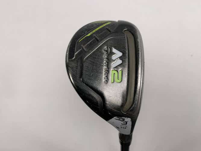 TaylorMade M2 2017 3 Hybrid 19* M2 REAX 75g Stiff Graphite Mens RH
