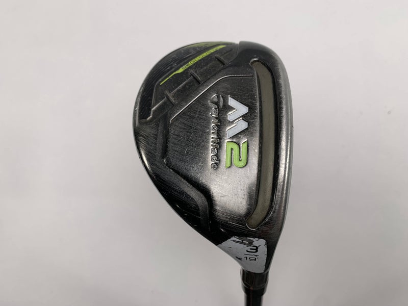 TaylorMade M2 2017 3 Hybrid 19* M2 REAX 75g Stiff Graphite Mens RH