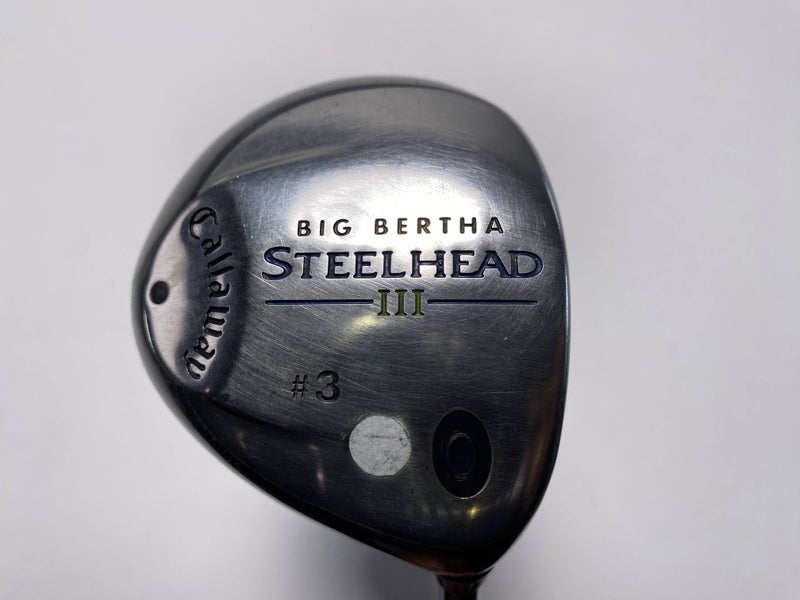 Callaway Steelhead III 3 Fairway Wood 15* System III Firm Graphite Mens RH