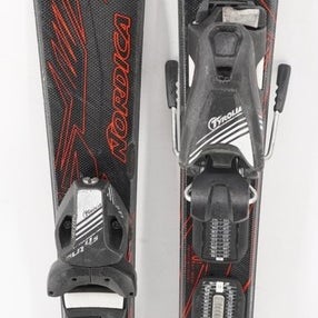Nordica Fire Arrow Team Kids Skis with Bindings - 110 cm Used