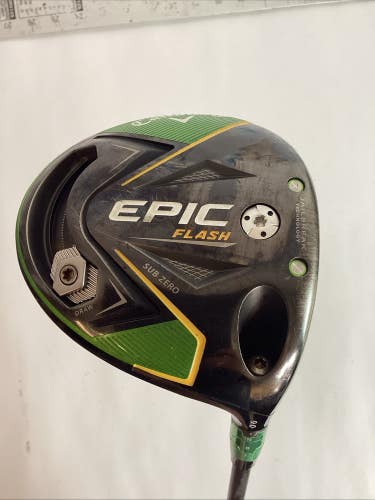 Callaway Epic Flash Sub Zero Driver 9.0* Aldila RIP Extra Stiff Graphite Shaft