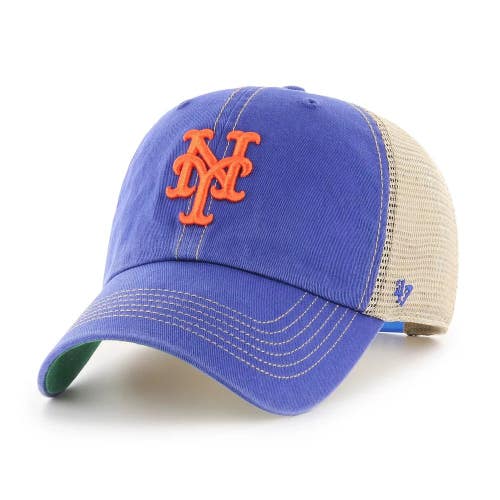 New York Mets 47 Brand MLB Trawler Adjustable Strapback Dad Cap Hat