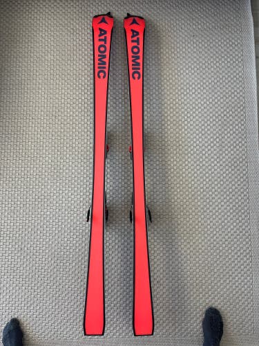 Men's Atomic Redster FIS SL 165 cm Racing Skis With Bindings Max Din 16 (Used)