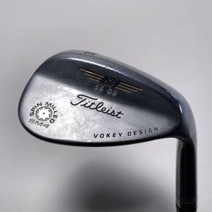 Titleist Vokey Spin Milled SM4 Chrome Sand Wedge SW 56* 8 Wedge Mens RH