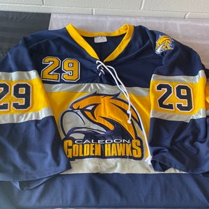 Caledon Golden Hawks goalie jersey #29