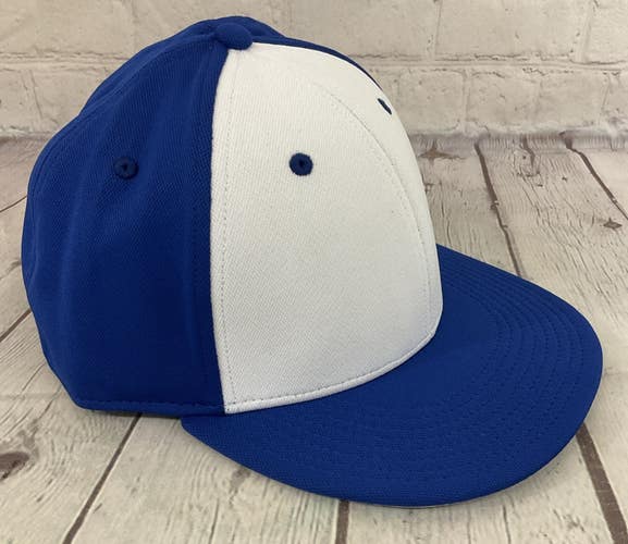 OC Sports TGS1930X Q3 100% Polyester Outdoor Fitted Hat Blue White L/XL