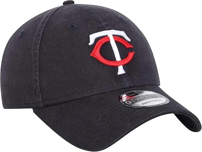 Minnesota Twins Navy TC MLB New Era 920 Adjustable Strapback Dad Cap