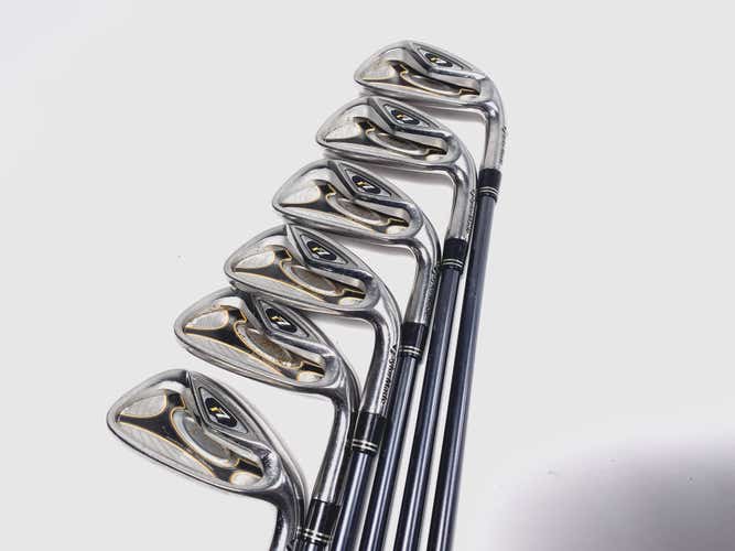 TaylorMade R7 Iron Set 4-PW REAX 65g Stiff Graphite Mens RH No 7 iron