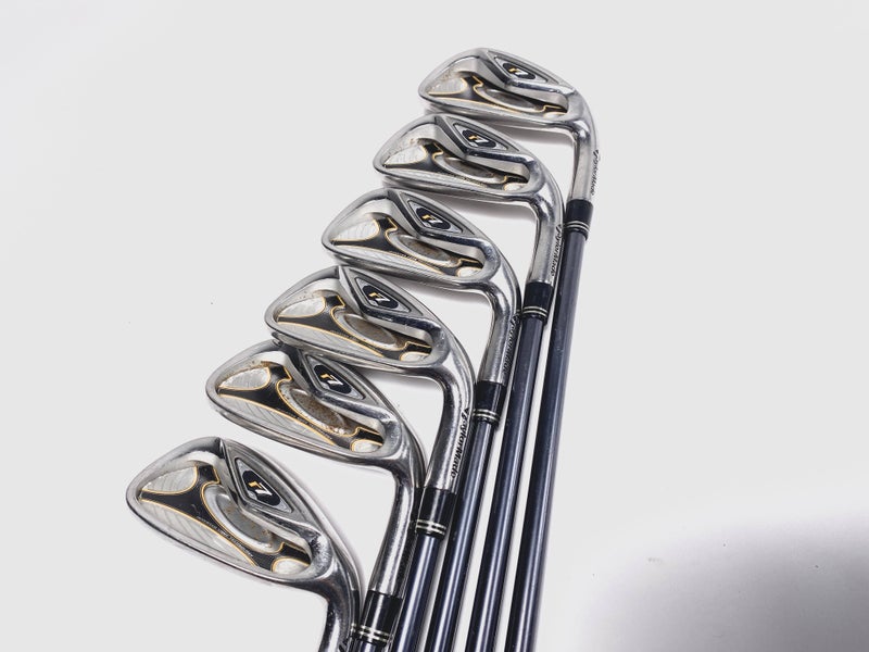 TaylorMade R7 Iron Set 4-PW REAX 65g Stiff Graphite Mens RH No 7 iron