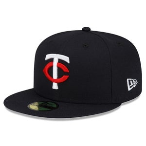 MINNESOTA TWINS MLB NEW ERA 59FIFTY FITTED FLAT BILL HAT 7 5/8 HAT ONLY