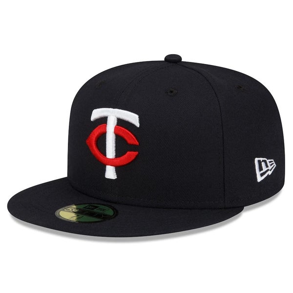 MINNESOTA TWINS MLB NEW ERA 59FIFTY FITTED FLAT BILL HAT 7 5/8 HAT ONLY