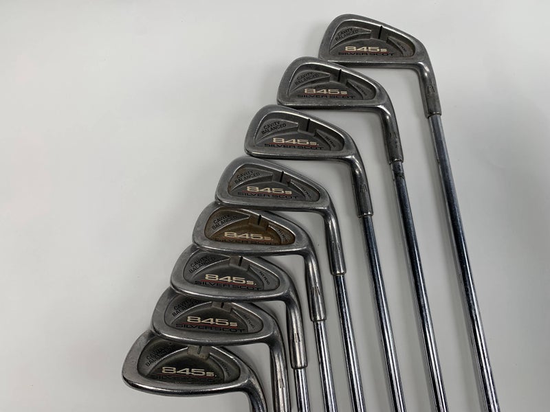 Tommy Armour 845 S Silver Scot Iron Set 3-PW+SW Tour Step Stiff Steel Mens RH