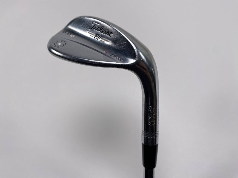 Titleist Vokey SM6 Tour Chrome Lob Wedge LW 58* 12 Bounce Wedge Steel Mens RH