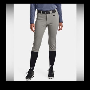 Gray Women's Small Adult Under Armour Game Pants (New)