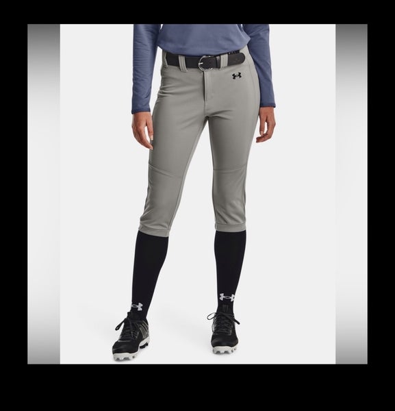 Gray Women's Small Adult Under Armour Game Pants (New)