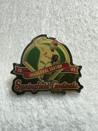 Vintage baseball pin for the Springfield Cardinals Inaugural Season 2005