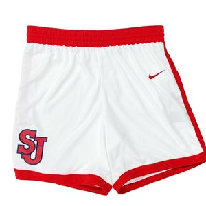 Nike St John's Red Storm Dri-FIT Basketball Crossover Short Mens L White DC2324