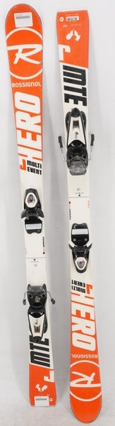 Rossignol Hero J Multi Event Junior Skis with Bindings - 130 cm Used