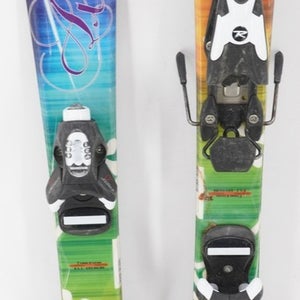 Axis Luna Kids Skis with Bindings - 90 cm Used