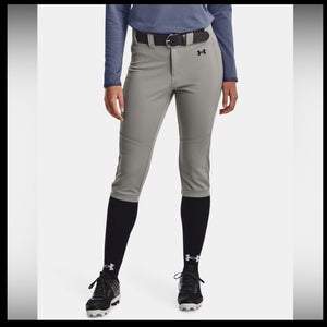 Gray Women's Large Adult Under Armour Game Pants (New)