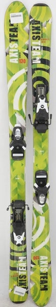 Axis Team Synflex Kids Skis with Bindings - 130 cm Used