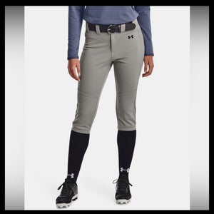 Gray Women's X-Large Adult Under Armour Game Pants (New)