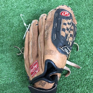 Brown Rawlings Highlight Series RH Pitcher's Baseball Glove 11" (Used)