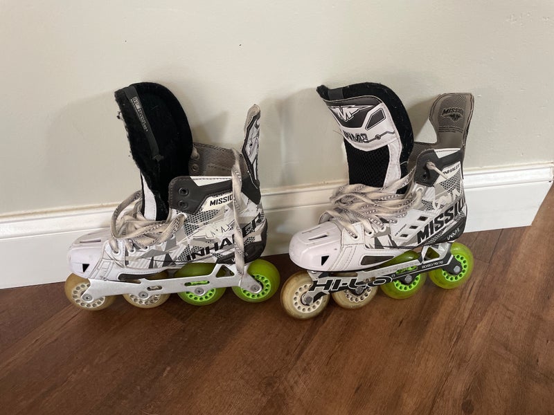 Mission INHALER WM03 Inline Skates Wide Width Size 6 (Used)