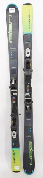 Elan Element Adult Skis with Bindings - 170 cm Used