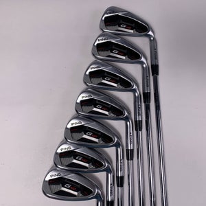 Ping G410 Iron Set 4-PW Black Dot KBS Tour 120 120g Stiff Steel Mens RH