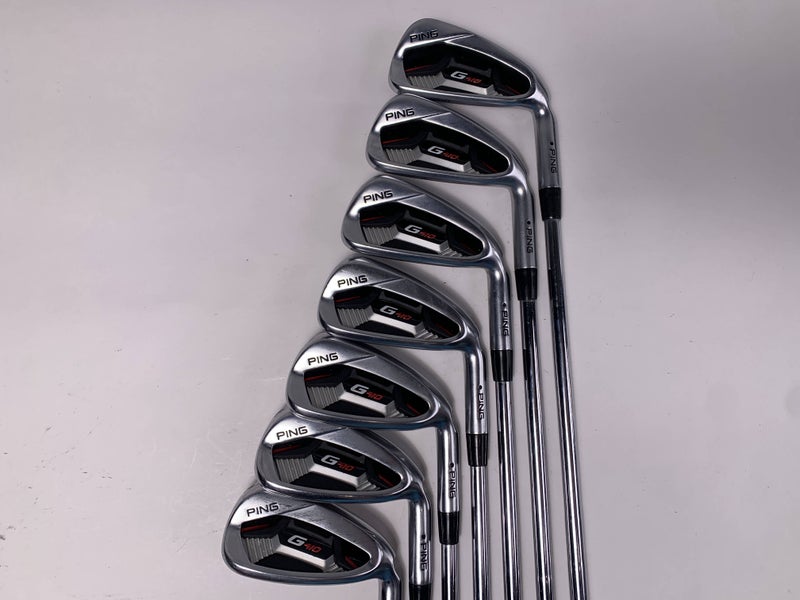 Ping G410 Iron Set 4-PW Black Dot KBS Tour 120 120g Stiff Steel Mens RH