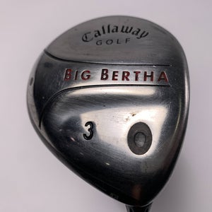 Callaway Big Bertha 2004 3 Fairway Wood 15* RCH 75w Senior Graphite Mens RH