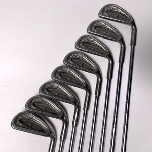 Ping Eye Iron Set 3-PW Black Dot ZZ Lite Stiff Steel Mens RH