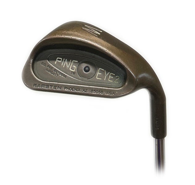Ping Eye 2 BeCu Single Pitching Wedge Black Dot Steel Ping ZZ Lite Stiff Flex