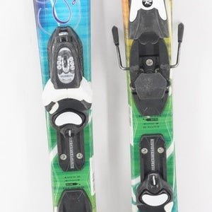 Axis Luna Kids Skis with Bindings - 100 cm Used
