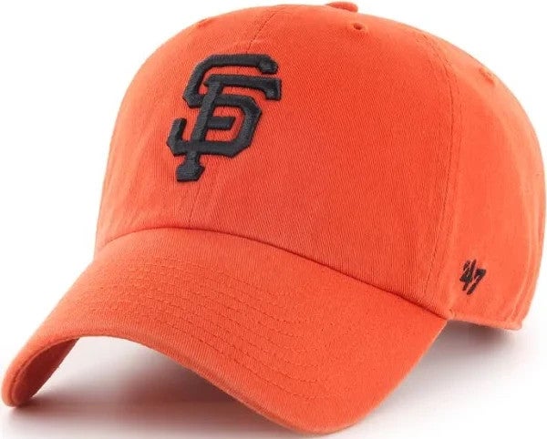 San Francisco Giants 47 Brand Orange Adjustable Clean Up 'Dad Cap"