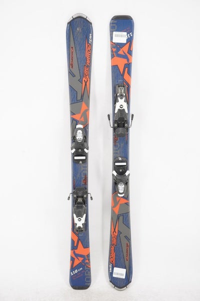 Nordica Fire Arrow Team Kids Skis with Bindings - 110 cm Used