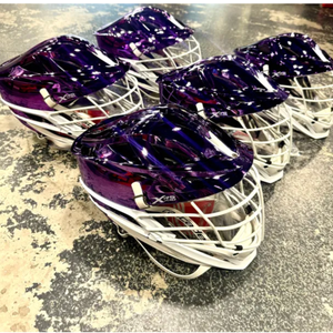 NEW Cascade XRS Pro Chrome Purple Helmet